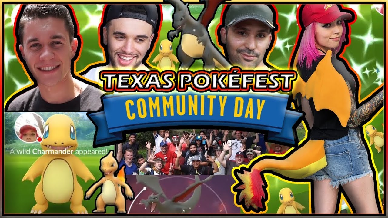 TEXAS POKÉFEST SHINY CHARMANDER COMMUNITY DAY in POKEMON GO! Pokemon