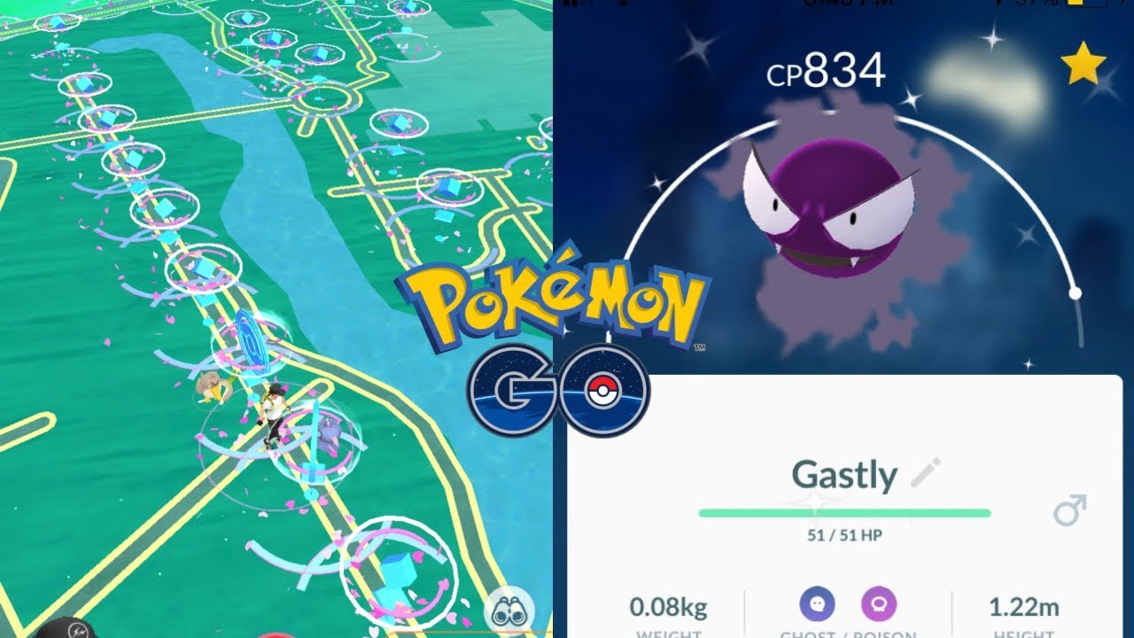 SHINY GASTLY IS NOW AVAILABLE IN POKEMON GO! THE BEST GASTLY NEST