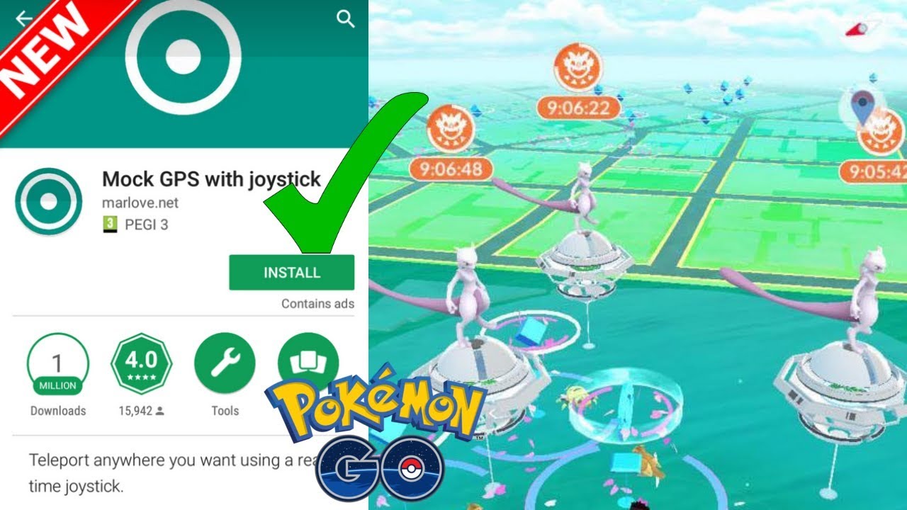 MOCK LOCATION FAKE GPS JOYSTICK WORKING POKEMON GO Pokemon Go Videos