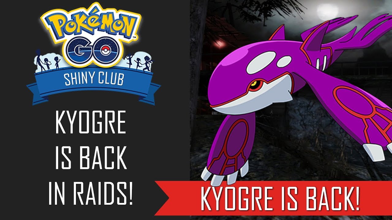 Pokemon Go Shiny Kyogre is Back in Raids Part 2 Pokemon Go Videos
