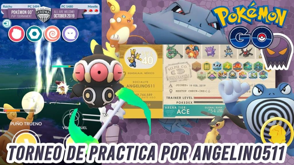 ¡COMBATES de SINISTER de ANGELINO511!-Pokémon Go PvP