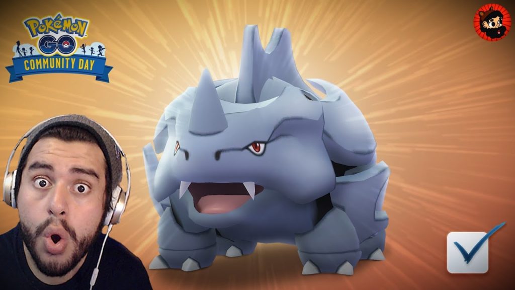 EL GANADOR DEL COMMUNITY DAY ES.... RHYHORN!! | 1745 | POKEMON GO